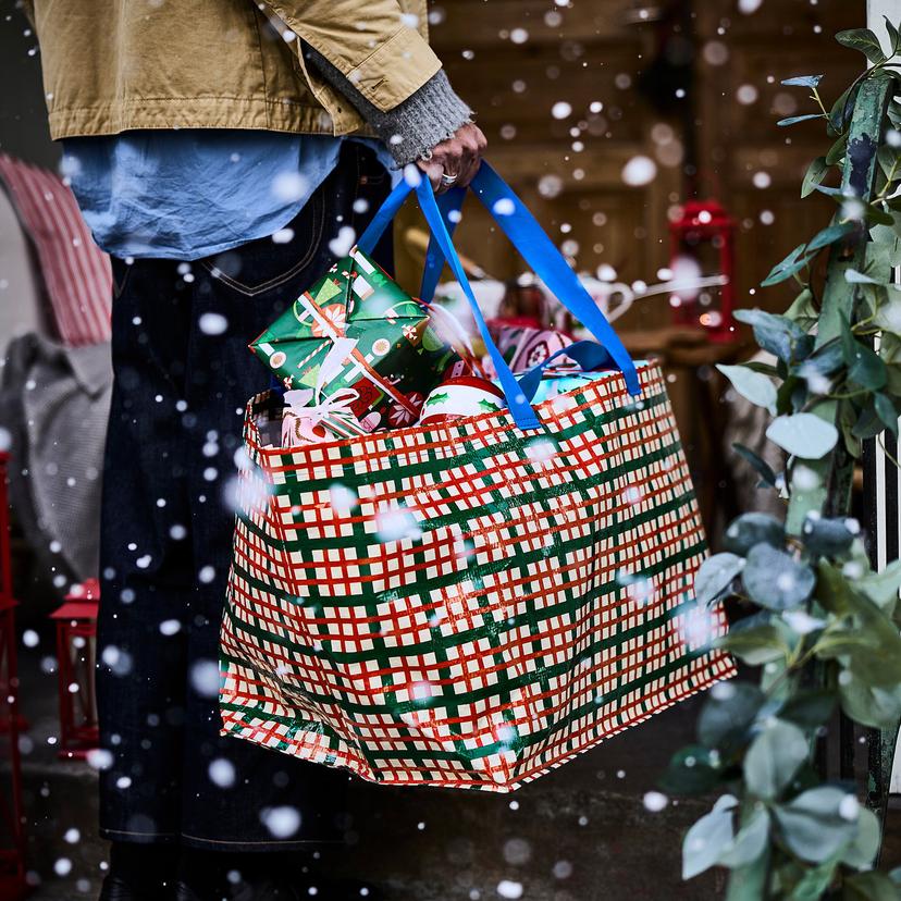 VINTERFINT — Большая сумка, разноцветный клетчатый узор