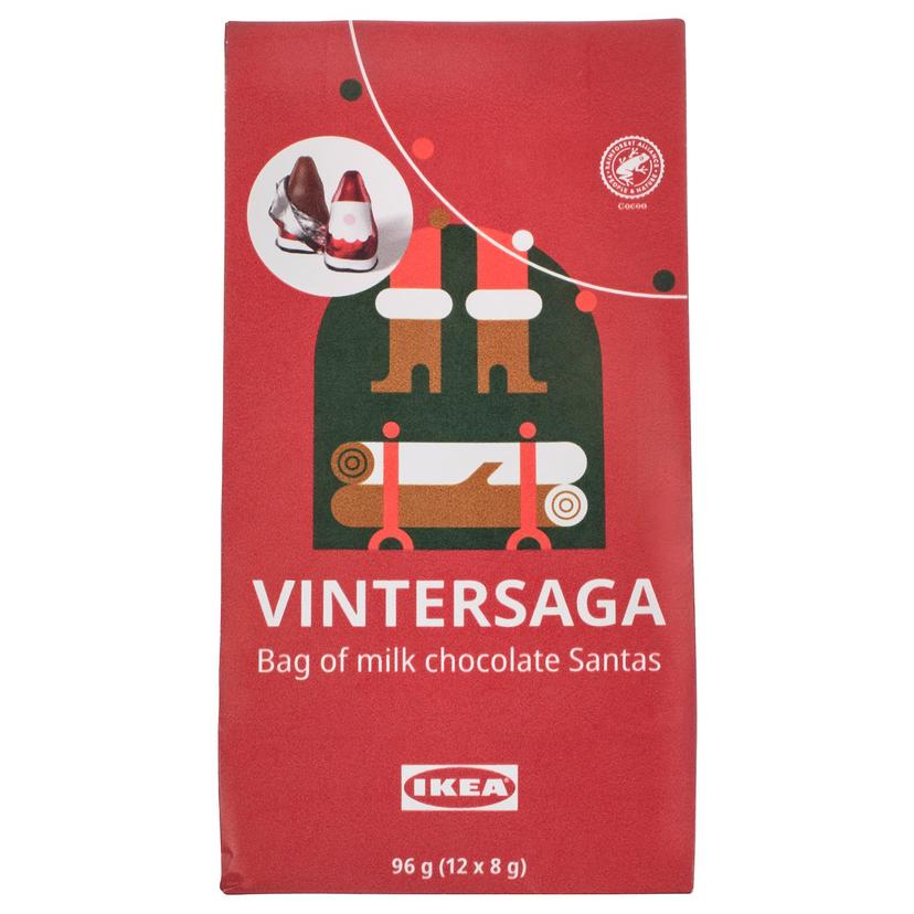 VINTERSAGA — Torebka czekoladowych mikołajów, 96 g