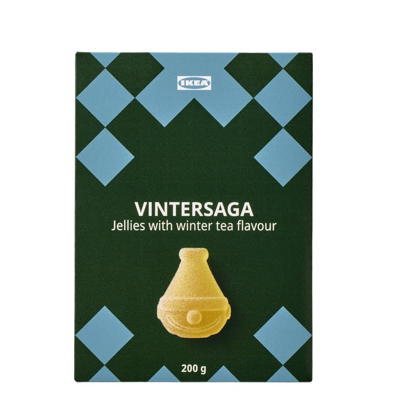 VINTERSAGA — Żelki, o smaku zimowej herbaty,