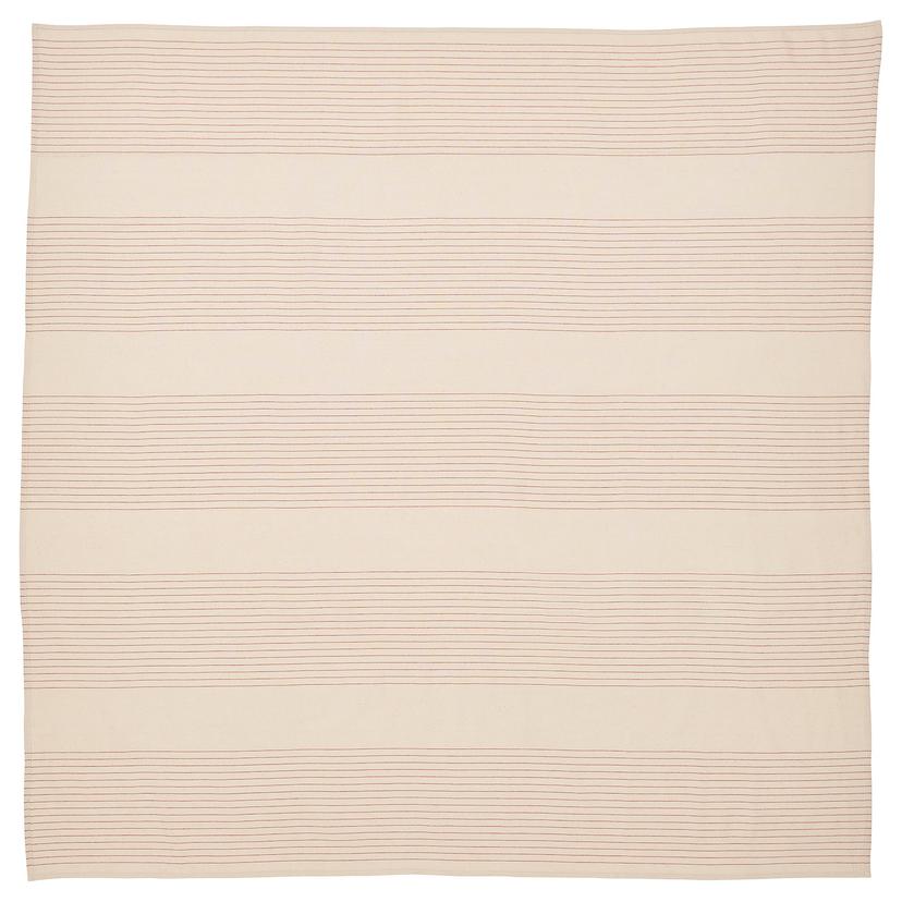 VIPPSTARR — Скатерть, красно-натуральный полосатый узор