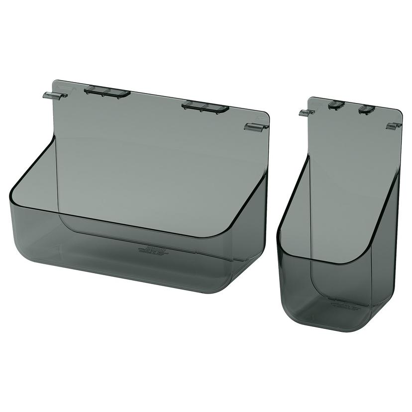 VISSLAÅN — Подвесные органайзеры, комплект из 2 штук, серые.