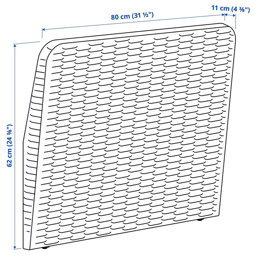VITTSKÄR — спинка садового модульного дивана