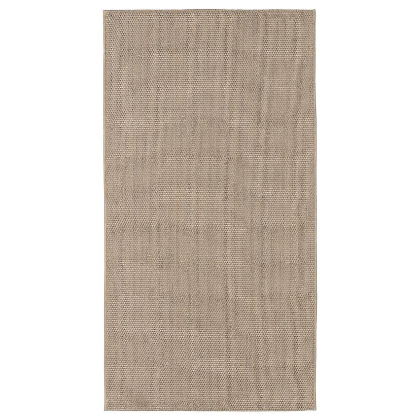 VODSKOV — Плоский тканый ковер, натуральный/светло-серый